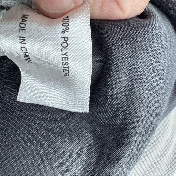 Orvis Silver Zip Up Sweater with Stand-Up Collar - Picture 7 of 8